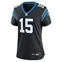 Zennovawear Jonathan Mingo 15 Carolina Panthers Women's Game Jersey - Black