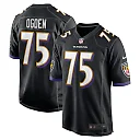 Zennovawear Jonathan Ogden 75 Baltimore Ravens Men Retired Jersey - Black
