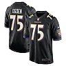 Zennovawear Jonathan Ogden 75 Baltimore Ravens Men Retired Jersey - Black