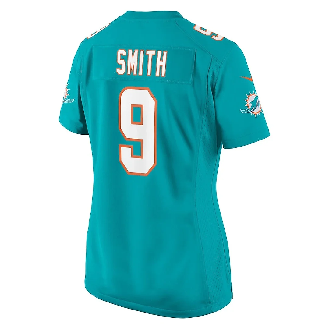 Zennovawear Jonnu Smith 9 Miami Dolphins Women's Game Jersey - Aqua