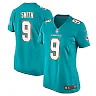 Zennovawear Jonnu Smith 9 Miami Dolphins Women's Game Jersey - Aqua