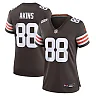 Zennovawear Jordan Akins 88 Cleveland Browns Women's Game Jersey - Brown