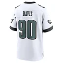 Zennovawear Jordan Davis 90 Philadelphia Eagles White Game Men Jersey - White