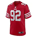 Zennovawear Jordan Elliott 92 San Francisco 49ers Team Game Men Jersey - Scarlet