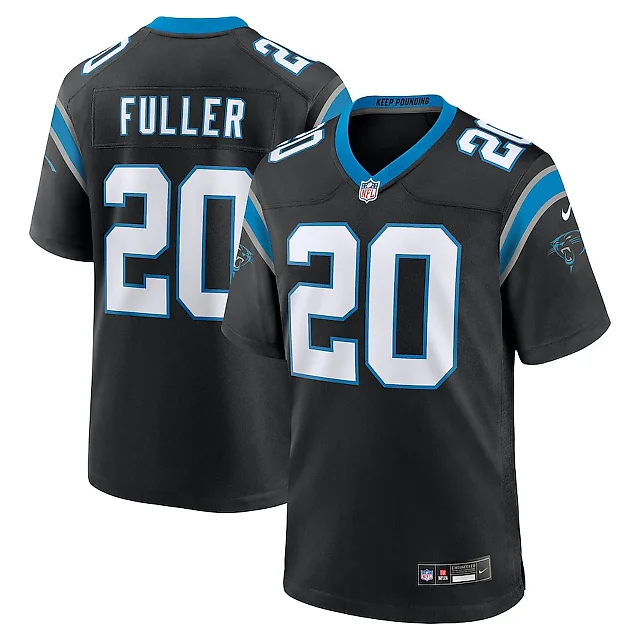 Zennovawear Jordan Fuller 20 Carolina Panthers Game Men Jersey - Black