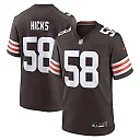 Zennovawear Jordan Hicks 58 Cleveland Browns Game Men Jersey - Brown