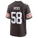 Zennovawear Jordan Hicks 58 Cleveland Browns Game Men Jersey - Brown