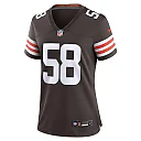Zennovawear Jordan Hicks 58 Cleveland Browns Women's Game Jersey - Brown