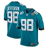 Zennovawear Jordan Jefferson 98 Jacksonville Jaguars Team Game Men Jersey - Teal