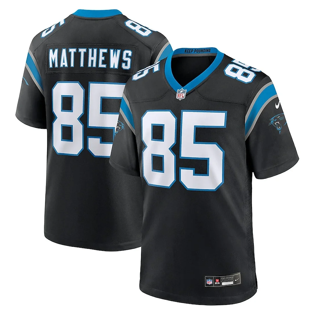 Zennovawear Jordan Matthews 85 Carolina Panthers Game Men Jersey - Black