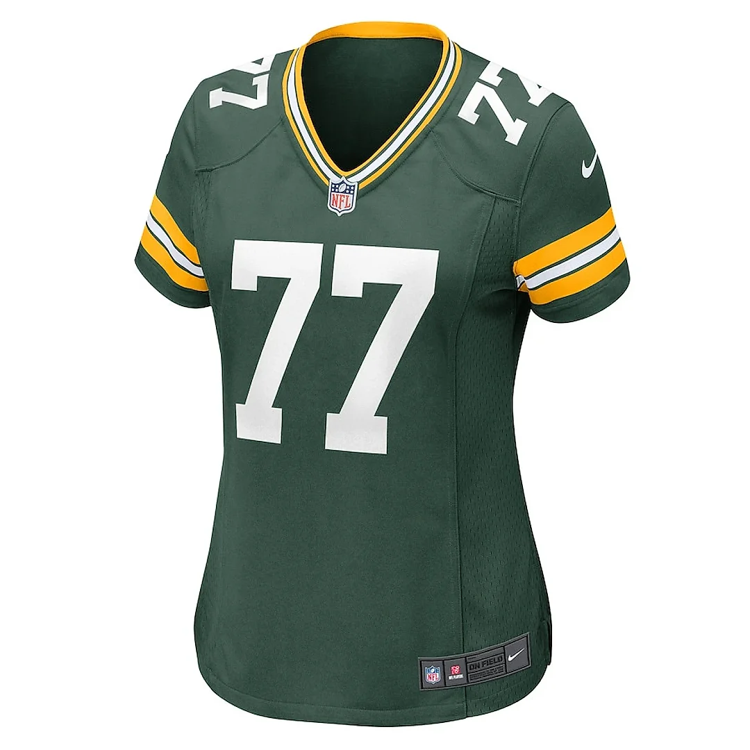 Zennovawear Jordan Morgan 77 Green Bay Packers Women's Game Jersey - Green