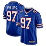 Zennovawear Jordan Phillips 97 Buffalo Bills Men Game Jersey - Royal
