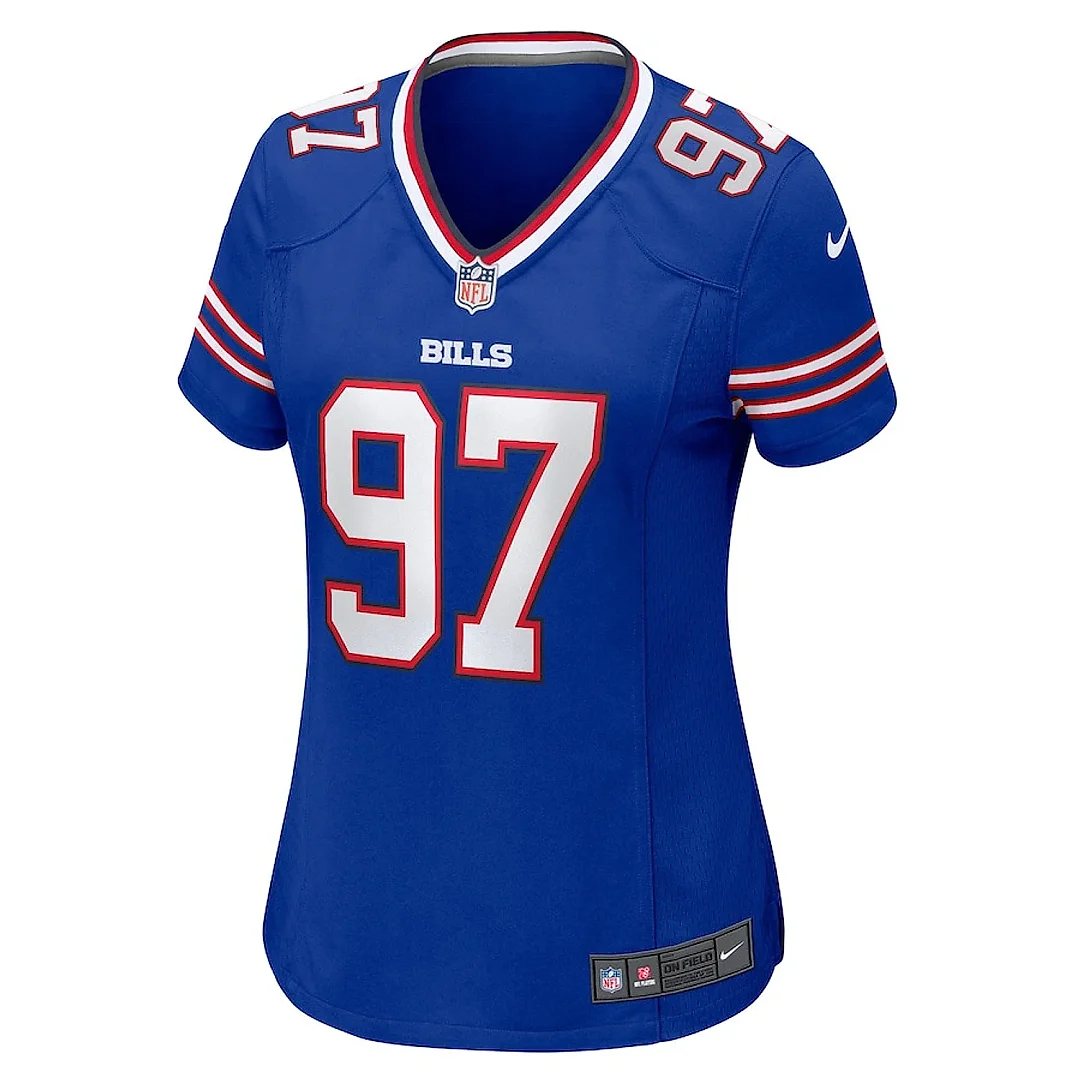 Zennovawear Jordan Phillips 97 Buffalo Bills Women Game Jersey - Royal