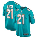 Zennovawear Jordan Poyer 21 Miami Dolphins Game Men Jersey - Aqua