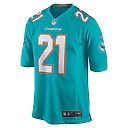 Zennovawear Jordan Poyer 21 Miami Dolphins Game Men Jersey - Aqua