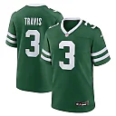 Zennovawear Jordan Travis 3 New York Jets Team Game Men Jersey - Legacy Green