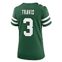 Zennovawear Jordan Travis 3 New York Jets Women's Team Game Jersey - Legacy Green