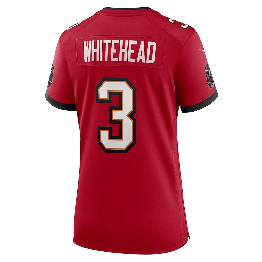 Zennovawear Jordan Whitehead 3 Tampa Bay Buccaneers Women's Game Jersey - Red