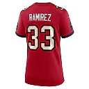 Zennovawear Jose Ramirez 33 Tampa Bay Buccaneers Women's Game Jersey - Red