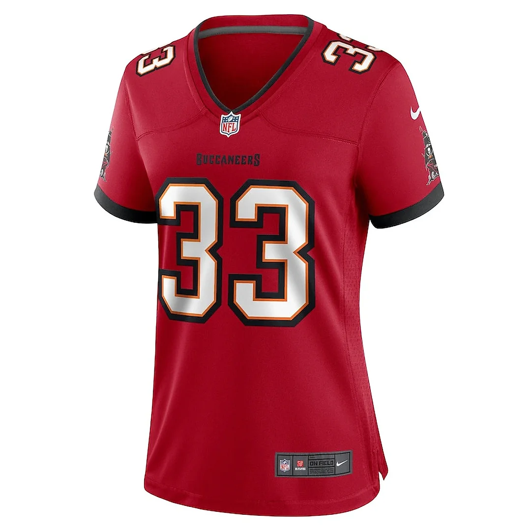 Zennovawear Jose Ramirez 33 Tampa Bay Buccaneers Women's Game Jersey - Red