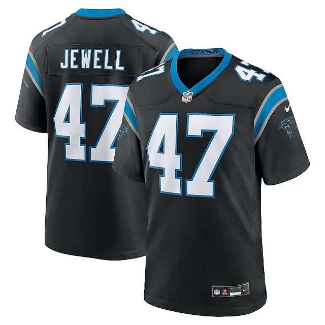 Zennovawear Josey Jewell 47 Carolina Panthers Game Men Jersey - Black