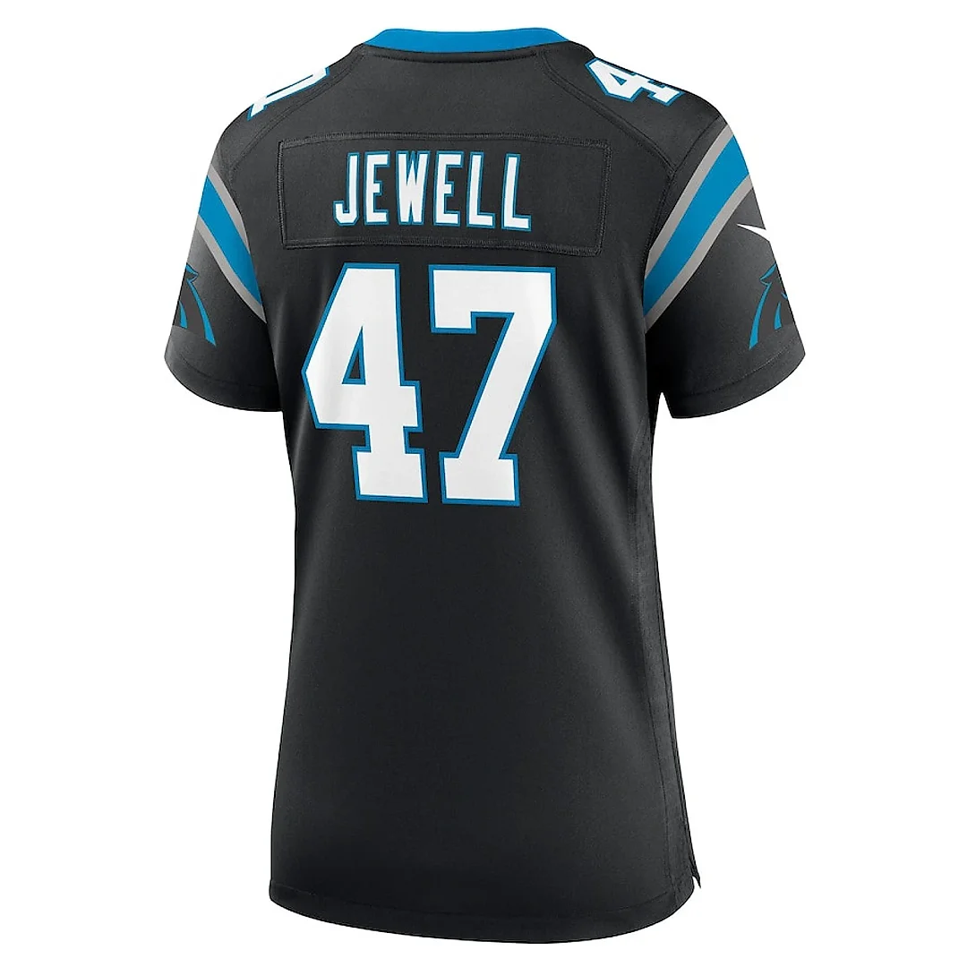 Zennovawear Josey Jewell 47 Carolina Panthers Women's Game Jersey - Black
