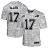 Zennovawear Josh Allen 17 Buffalo Bills 2024 Salute to Service Game YOUTH Jersey - Arctic Camo
