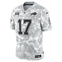 Zennovawear Josh Allen 17 Buffalo Bills 2024 Salute to Service Limited Men Jersey - Arctic Camo