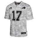 Zennovawear Josh Allen 17 Buffalo Bills 2024 Salute to Service Game YOUTH Jersey - Arctic Camo