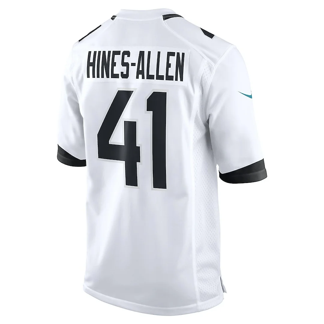 Zennovawear Josh Hines-Allen 41 Jacksonville Jaguars Player Game Men Jersey - White