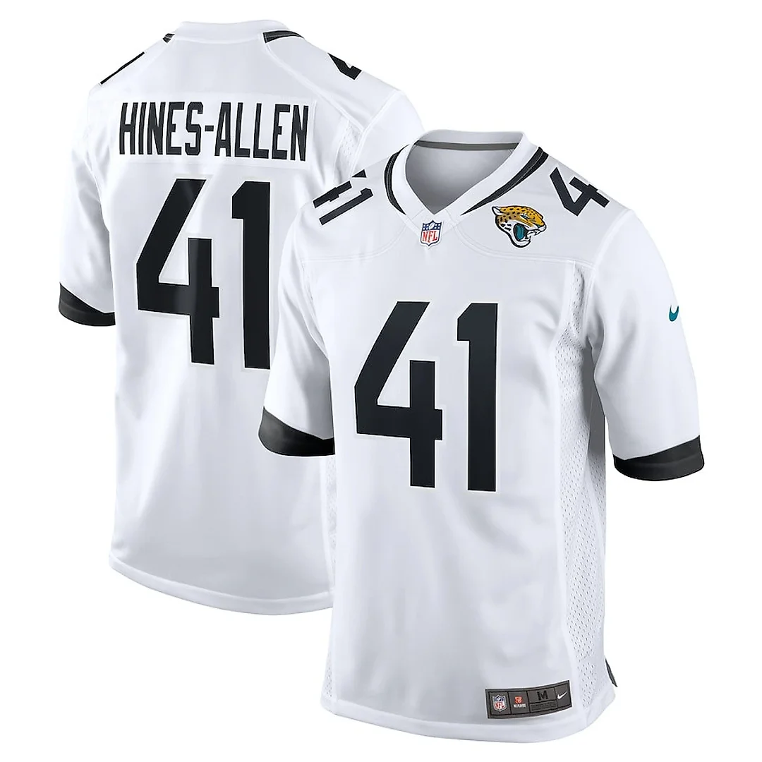Zennovawear Josh Hines-Allen 41 Jacksonville Jaguars Player Game Men Jersey - White
