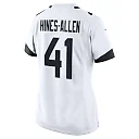 Zennovawear Josh Hines-Allen 41 Jacksonville Jaguars Women's Player Game Jersey - White