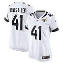 Zennovawear Josh Hines-Allen 41 Jacksonville Jaguars Women's Player Game Jersey - White