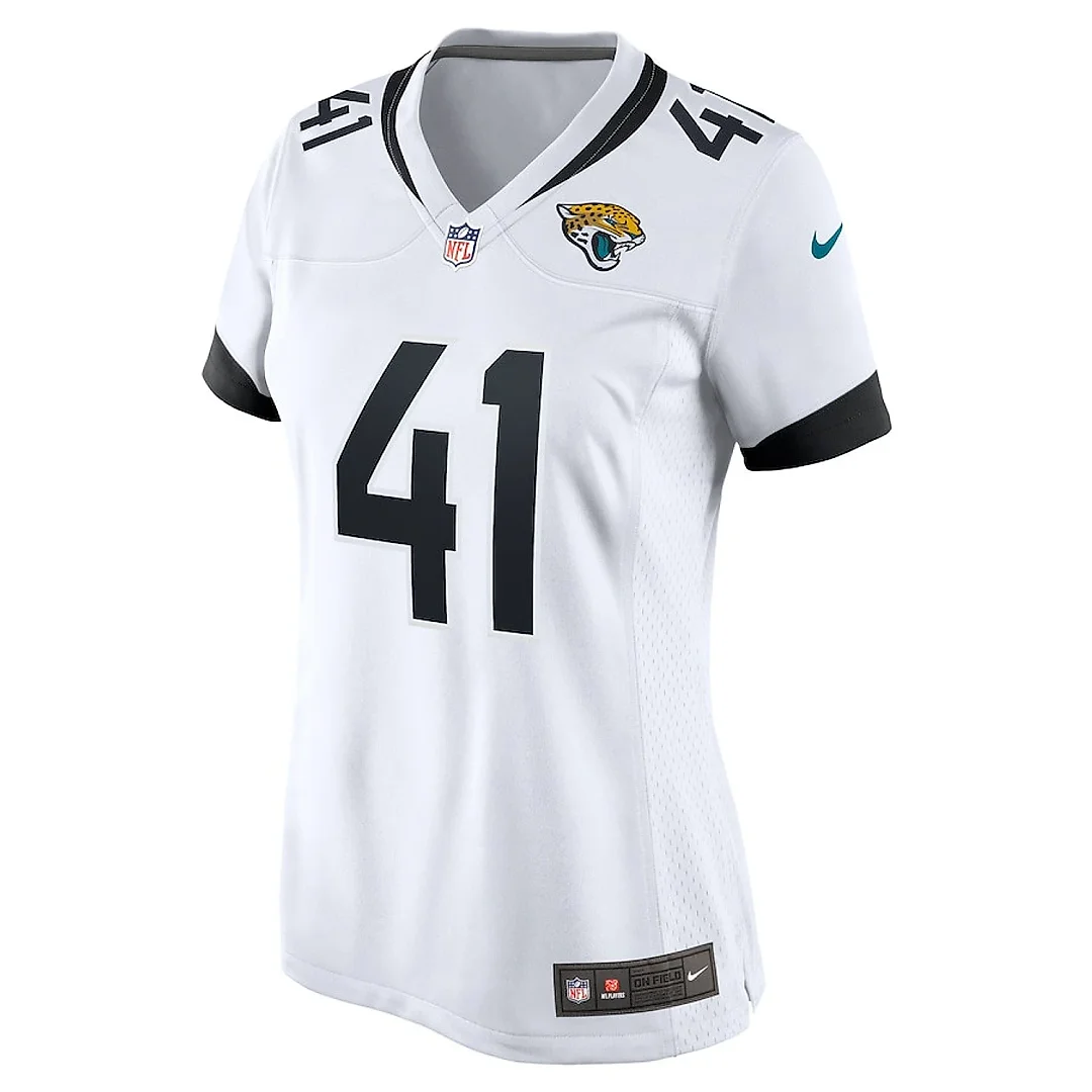 Zennovawear Josh Hines-Allen 41 Jacksonville Jaguars Women's Player Game Jersey - White