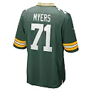 Zennovawear Josh Myers 71 Green Bay Packers Men Game Jersey - Green