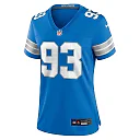 Zennovawear Josh Paschal 93 Detroit Lions Women's Team Game Jersey - Blue
