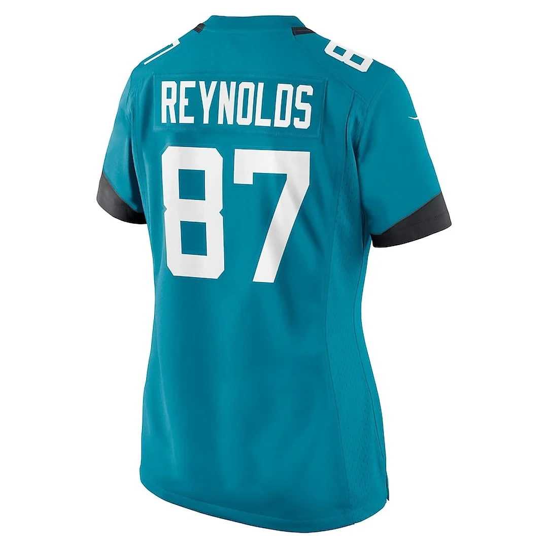 Zennovawear Josh Reynolds 87 Jacksonville Jaguars Women's Team Game Jersey - Teal