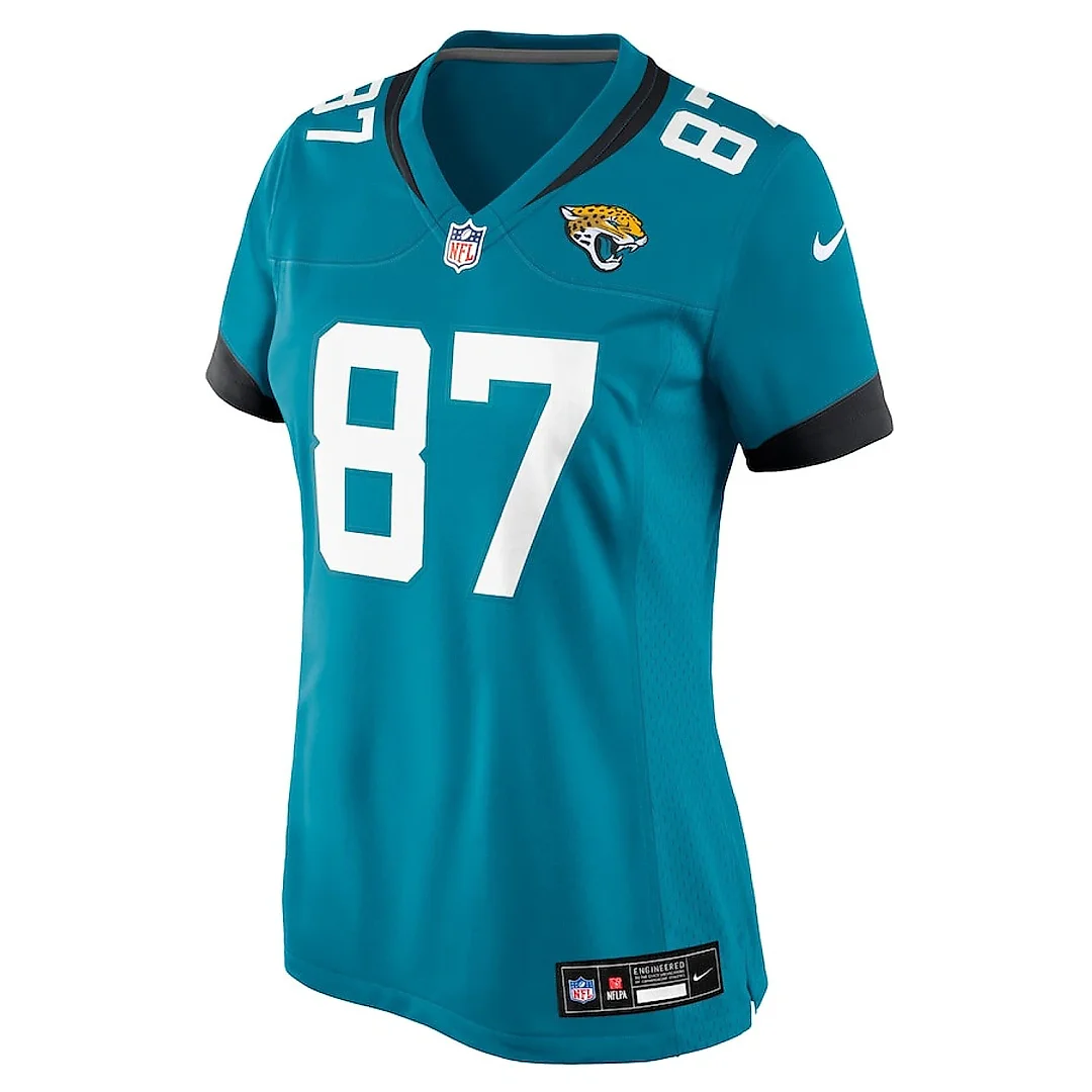 Zennovawear Josh Reynolds 87 Jacksonville Jaguars Women's Team Game Jersey - Teal