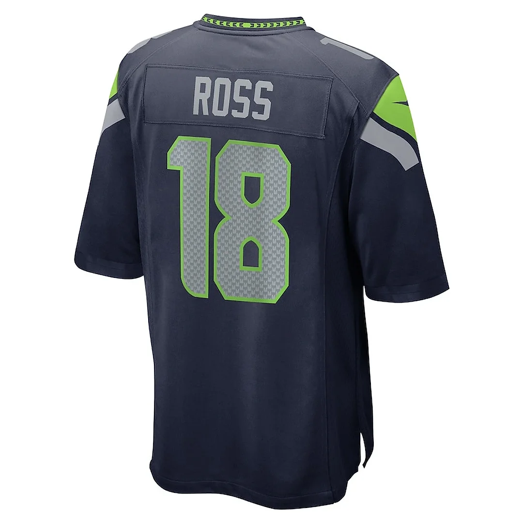 Zennovawear Josh Ross 18 Seattle Seahawks Game Men Jersey - Navy