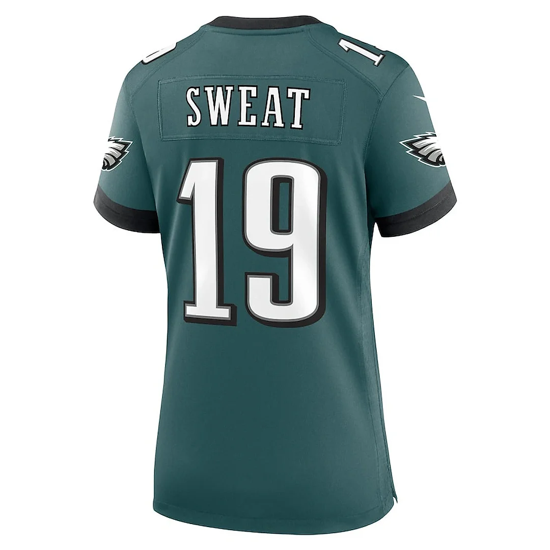 Zennovawear Josh Sweat 19 Philadelphia Eagles Women's Team Game Jersey - Midnight Green