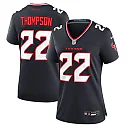 Zennovawear Josh Thompson 22 Houston Texans Team Game Women Jersey - Navy