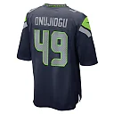 Zennovawear Joshua Onujiogu 49 Seattle Seahawks Game Men Jersey - College Navy