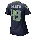 Zennovawear Joshua Onujiogu 49 Seattle Seahawks Women's Team Game Jersey - College Navy