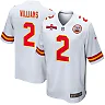 Zennovawear Joshua Williams 2 Kansas City Chiefs AFC Champions Patch Game Men Jersey - White