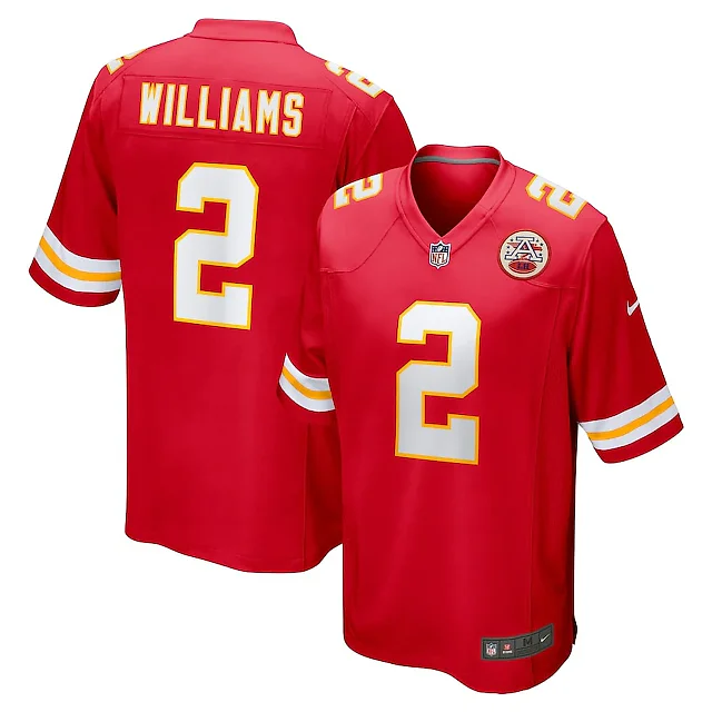 Zennovawear Joshua Williams 2 Kansas City Chiefs Game Men Jersey - Red