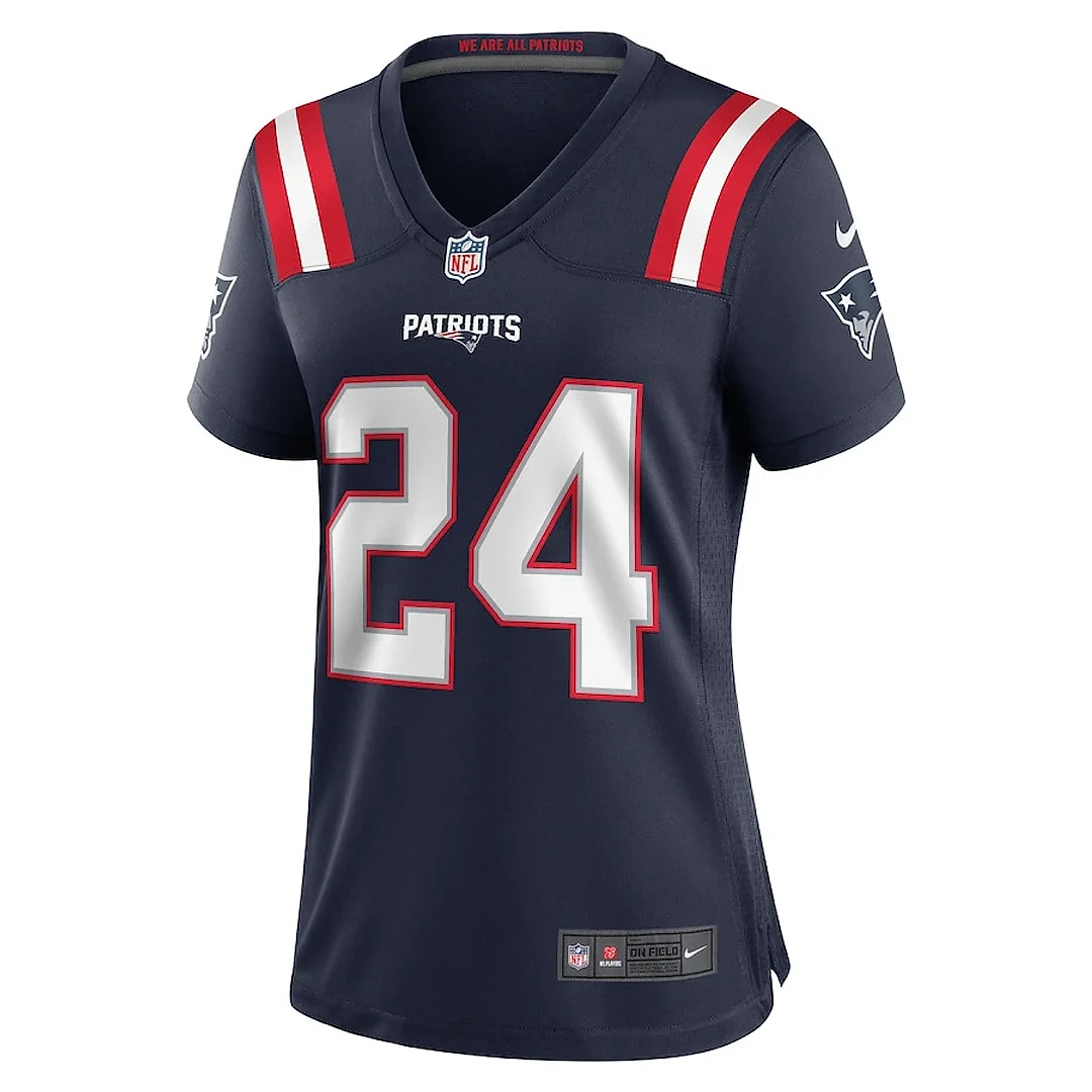 Zennovawear Joshuah Bledsoe 24 New England Patriots Women Game Jersey - Navy