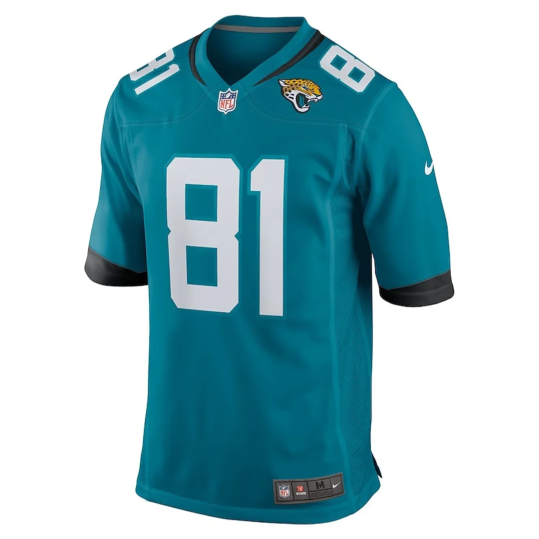 Zennovawear Josiah Deguara 81 Jacksonville Jaguars Alternate Game Men Jersey - Teal