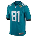 Zennovawear Josiah Deguara 81 Jacksonville Jaguars Alternate Game Men Jersey - Teal