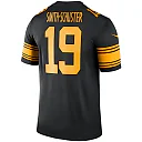 Zennovawear JuJu Smith-Schuster 19 Pittsburgh Steelers Men Color Rush Legend Jersey - Black