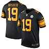 Zennovawear JuJu Smith-Schuster 19 Pittsburgh Steelers Men Color Rush Legend Jersey - Black